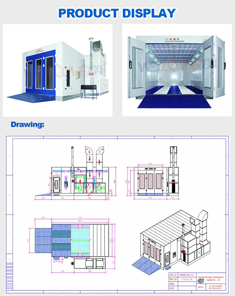 Spray Booth Paint Oven Painting Booth/Room/Oven/Chamber Auto Repair Auto Garage Equipment Spraying Booth Spraying Oven Spraying Room Car Booth/ Auto Booth