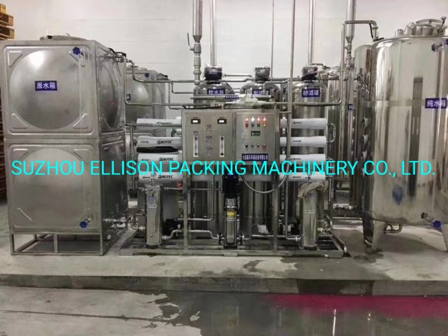 Automatic EDI Mineral Pure Water Making Filling Capping Labeling Packing Production Line