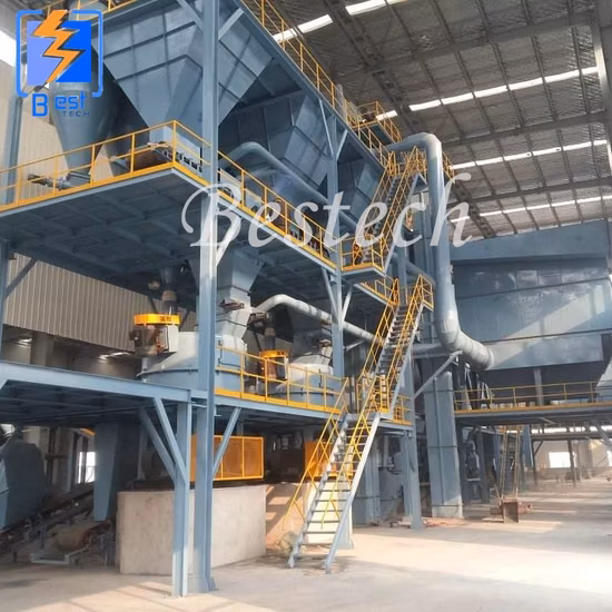 Gießerei-Sandanlage, Grünsand-Prozessproduktionslinie, Tonsand-Behandlungslinie